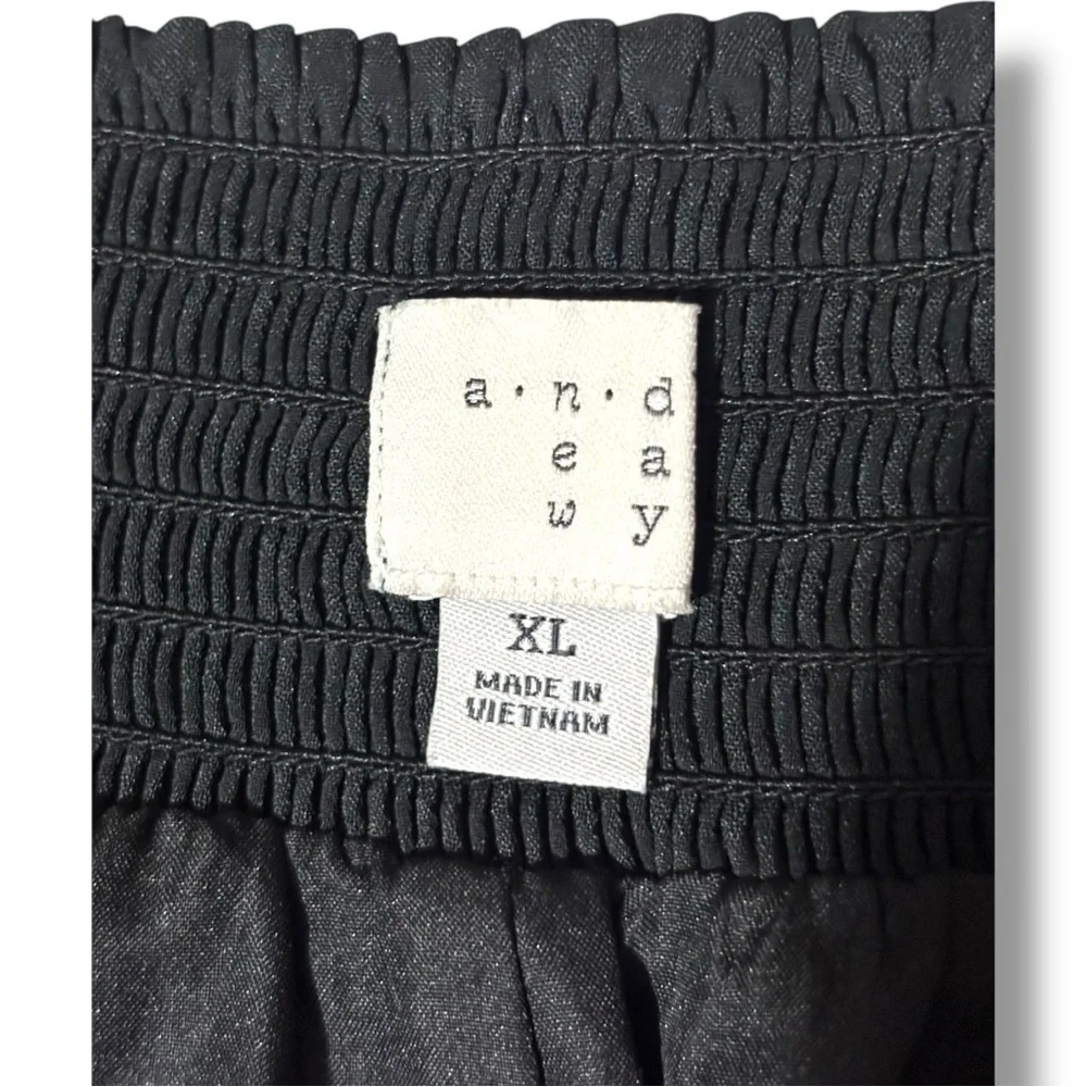 A New Day NWT XL Ebony Fully Lined High Wide Waistband Fit and Flare Mini Skirt - Picture 9 of 15